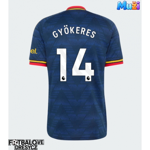 Arsenal Viktor Gyokeres #14 Venkovní Dres 2026-27 Krátký Rukáv Arsenal Viktor Gyokeres #14 Venkovní Dres 2026-27 Krátký Rukáv